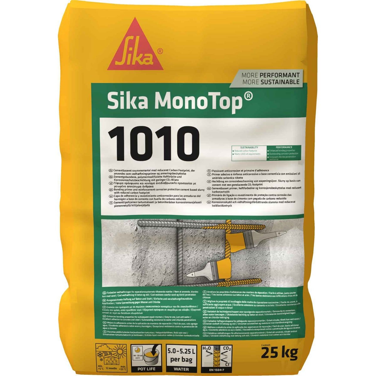Sika MonoTop®-1010 - Адгезійний шар та захист арматури від корозії
