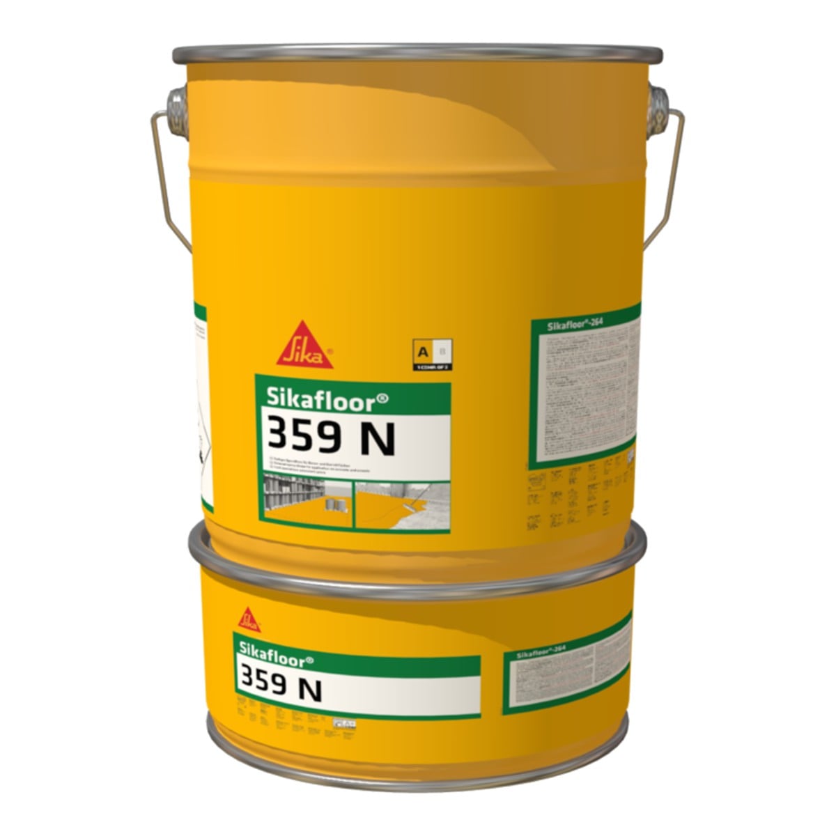 Sikafloor®-359 N - 2-х компонентний, жорстко - еластичне кольорове поліуретанове фінішне покриття